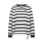Preview: Cecil Damen Sweatshirt mit Streifenmuster Rundhals