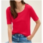 Preview: Cecil Damen T-Shirt Basic Unifarbe