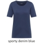 Preview: Cecil Damen T-Shirt Basic Unifarbe