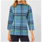 Preview: Cecil Damen 3/4 Arm Shirt Kariert Jacquard
