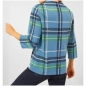 Preview: Cecil Damen 3/4 Arm Shirt Kariert Jacquard