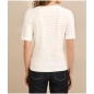 Preview: Cecil Damen T-Shirt gestreift Rippstruktur