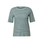 Preview: Cecil Damen T-Shirt gestreift Rippstruktur