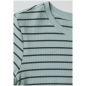 Preview: Cecil Damen T-Shirt gestreift Rippstruktur