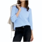 Preview: Cecil Damen 3/4 Arm Shirt Rippstruktur