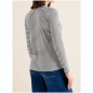 Preview: Cecil Damen langarm Shirt gestreift Rippstruktur