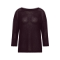 Preview: Cecil Damen 3/4-Arm Shirt Leinen-Optik
