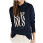 Preview: Cecil Damen Hoodie Shirt mit Wording-Print