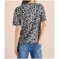 Preview: Cecil Damen kurzarm Shirt Leo-Print Boatneck