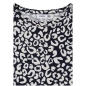 Preview: Cecil Damen kurzarm Shirt Leo-Print Boatneck