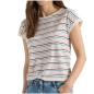 Preview: Cecil Damen T-Shirt Turn-Up-Detail mit Boat Neck