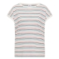 Preview: Cecil Damen T-Shirt Turn-Up-Detail mit Boat Neck