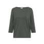 Preview: Cecil Damen 3/4 Arm Jerseyshirt Basic U-Boot-Ausschnitt
