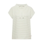 Preview: Cecil Damen kurzarm T-Shirt mit Funnel Neck und Streifen