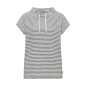 Preview: Cecil Damen kurzarm T-Shirt mit Funnel Neck und Streifen