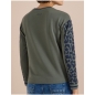 Preview: Cecil Damen langarm Shirt mit Leo-Detail