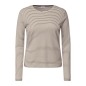 Preview: Cecil Damen langarm Shirt mit Streifenmuster