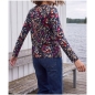 Preview: Cecil Damen Shirt mit Split Neck im Tunika-Look