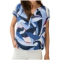 Preview: Cecil Damen kurzarm Bluse gemustert Dropped Shoulders