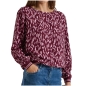 Preview: Cecil Damen langarm Bluse mit Rundhals und Print