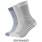 Preview: s.Oliver Unisex Socken 3 Paar Essentials Organic gemustert