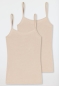 Preview: Schiesser Damen Spaghettitops Modal Essentials 2er-Pack