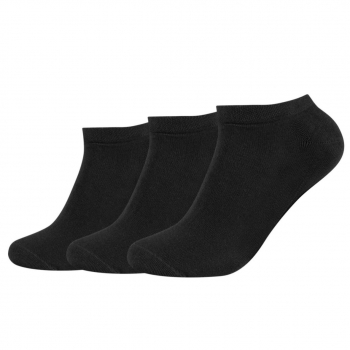 Camano Unisex Sneaker Socken 3 Paar Ca-Soft ohne Gummidruck Bio-Cotton
