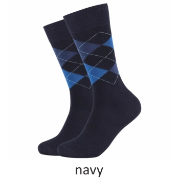 Preview: Camano Herren Socken 2 Paar Ca-Soft Classic Argyle