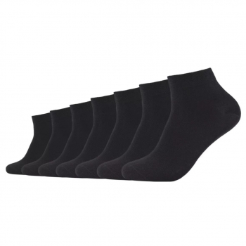 Camano Unisex Quarter Socken 7 Paar Ca-Soft ohne Gummidruck