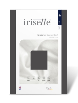 Irisette Jersey Spannbetttuch Jupiter stone