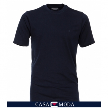 Casa Moda Rundhals T-Shirt dunkelblau