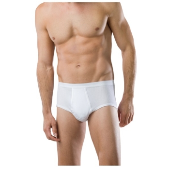 Schiesser Herren Sportslip mit Eingriff Original Classics Doppelripp