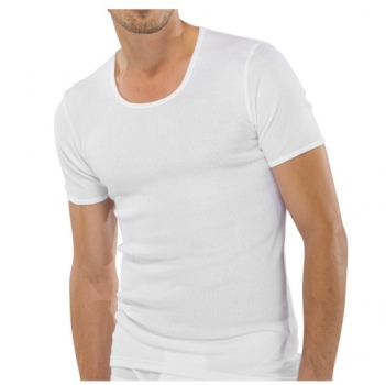 Schiesser Herren halbarm Unterhemd Original Classics Shirt 1/2 Arm Doppelripp
