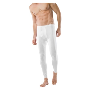 Schiesser Herren lange Unterhose mit Eingriff Original Classics Feinripp Hose lang