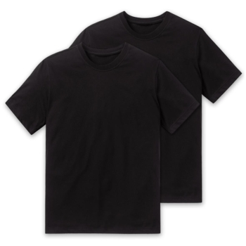 Schiesser Herren halbarm T-Shirts Essentials 2er Pack American Shirts