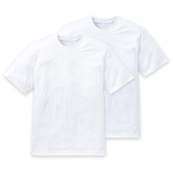 Schiesser Herren halbarm T-Shirts Essentials 2er Pack American Shirts