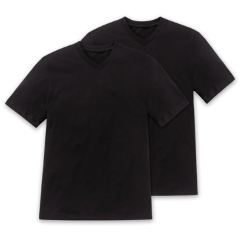 Schiesser Herren halbarm T-Shirts Essentials 2er Pack American Shirts