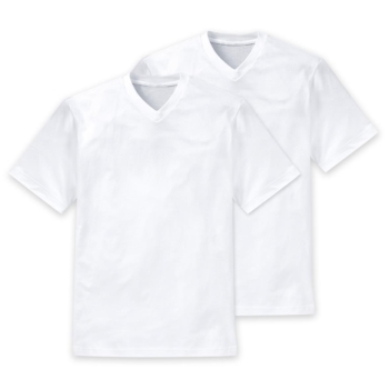 Schiesser Herren halbarm T-Shirts Essentials 2er Pack American Shirts