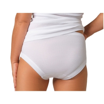 Preview: Comazo Damen Taillenslip 3er Pack Platin Unterhose Capri