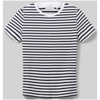 Preview: Tom Tailor Damen T-Shirt Streifen mit Boat Neck