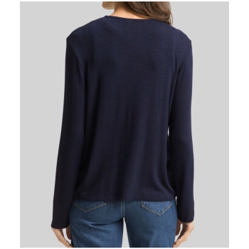 Preview: Tom Tailor Damen Cardigan Basic Sommer Strickjacke