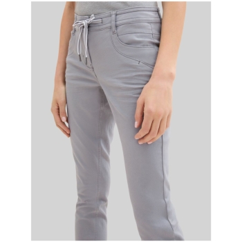 Preview: Tom Tailor Damen Hose Tapered Relaxed mit Kordelzug