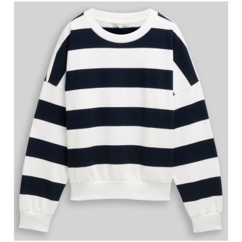 Preview: Tom Tailor Damen Sweatshirt Loose Fit Crewneck