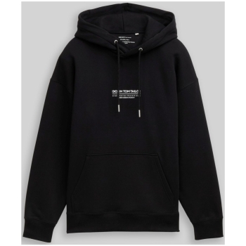 Tom Tailor Herren Sweatshirt Hoodie mit Logo-Print