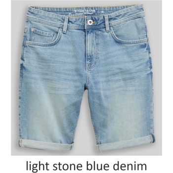 Preview: Tom Tailor Herren Jeans Shorts Regular Slim Fit