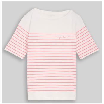 Preview: Tom Tailor Damen T-Shirt mit Streifenmuster