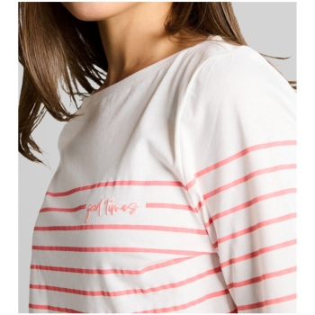 Preview: Tom Tailor Damen T-Shirt mit Streifenmuster