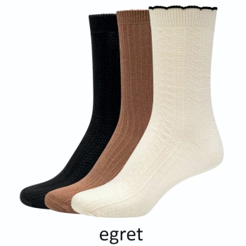 Preview: Camano Damen Socken 3 Paar Comfort Structured Cotton