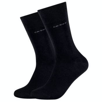 Preview: Camano Unisex Socken 2 Paar Ca-Soft Bamboo ohne Gummidruck