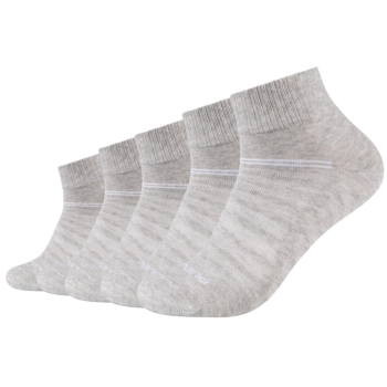 Camano Unisex Quarter Socken 5 Paar Mesh Ventilation
